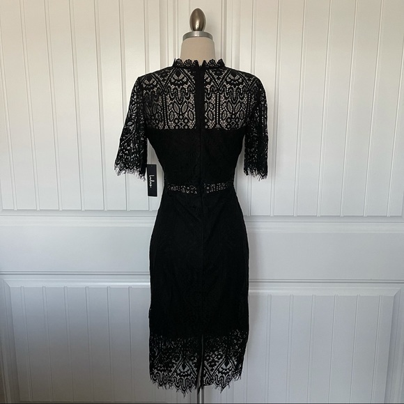 Lulu’s Remarkable Black Lace Dress - Picture 4 of 14
